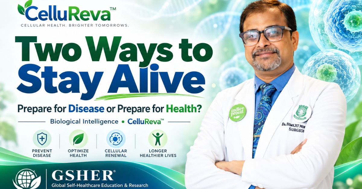 Two Ways to Stay Alive: One Prepares for Disease. The Other Prepares the Body for Life.